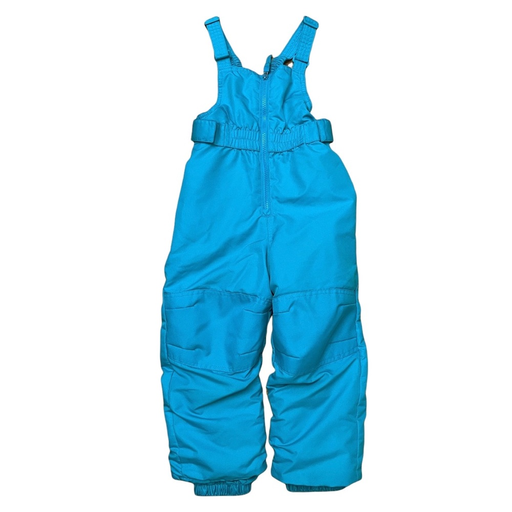 Cat & Jack Blue Snow Suit Adjustable Bibs One Piece